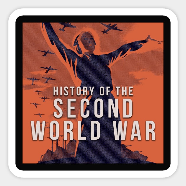 Podcast Icon Sticker by History of the Second World War Podcast